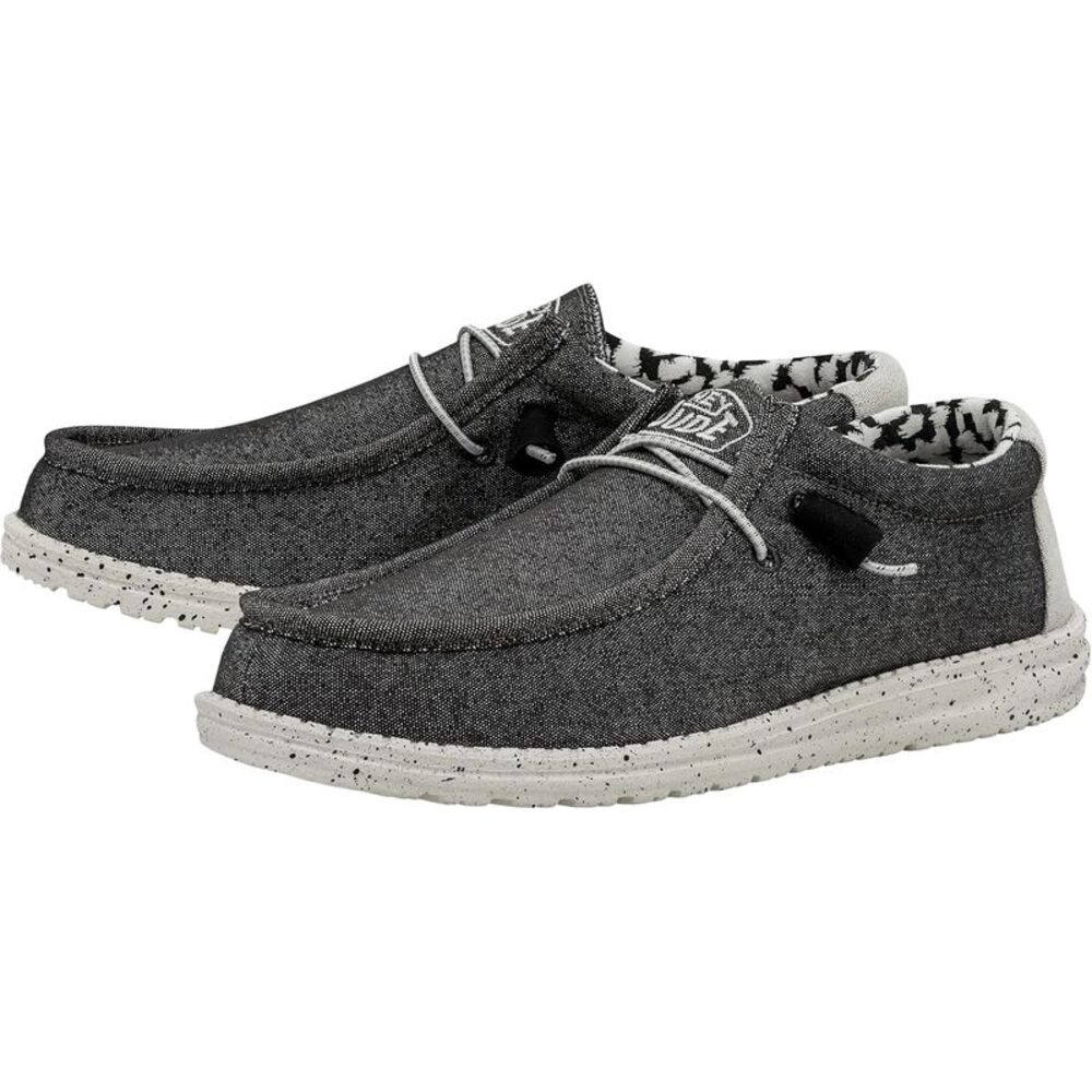 Hey Dude Mens Wally Stretch Loafer - Opal Black
